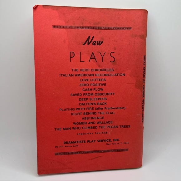 Who’s Afraid Of Virginia Woolf 1962 Play By Edward Albee Dramatists Play Service - Picture 4 of 11
